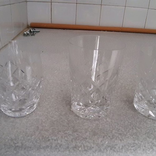 Crystal set used, 46 pieces