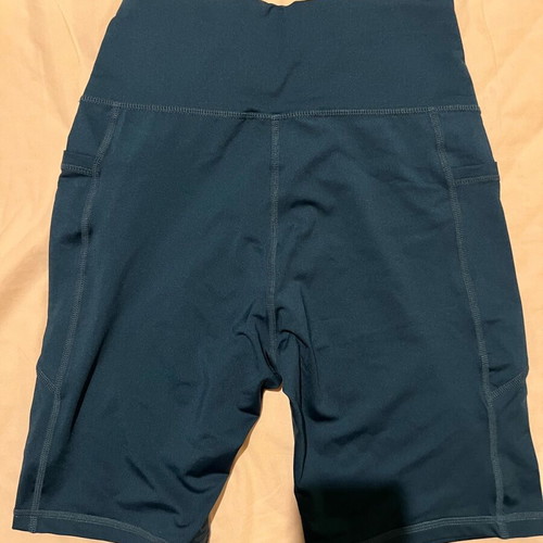 Cycling shorts Small dark blue/teal like new with pocket Shein