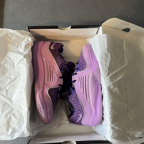 Nike KD Bad basketball shoes, pink and purple