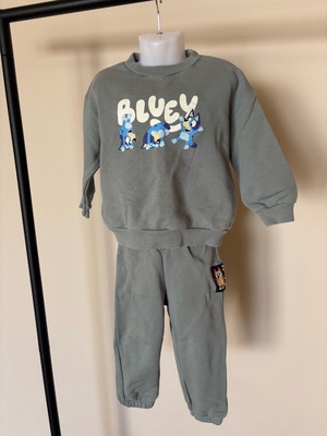 Παιδικό σετ Zara 3 ετών Bluey σαν καινούργιο, πράσινο