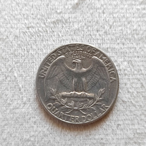 USA Quarter Dollar 1965 used coin
