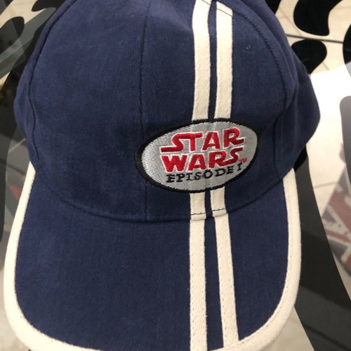 Star Wars Episode I blue cap with white stripes, new
