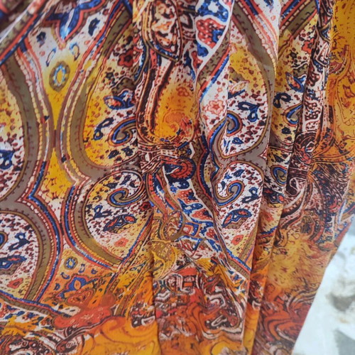 Zic Zac Long Dress with Paisley Pattern New, Size S/M