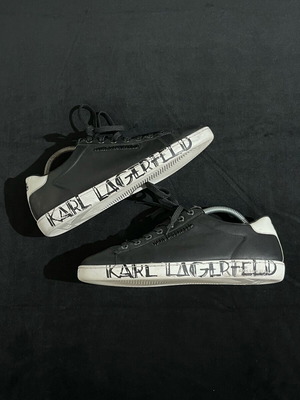 Karl Lagerfeld sneakers size 40, refurbished, black