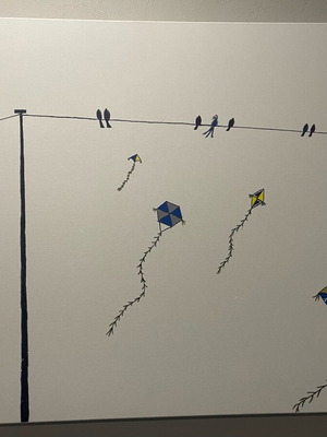 Painting Clean Monday in Athens new, handmade on canvas 100×80 cm