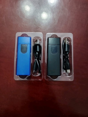 Ηλεκτρονικοί αναπτήρες με θύρα φόρτισης USB, καινούργιοι, μπλε και μαύρο
