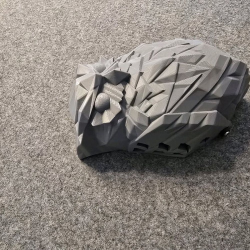 Owl wall light 3d printed, new, gray color