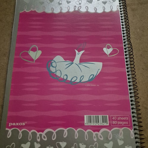 Spiral notebook new, 1 subject