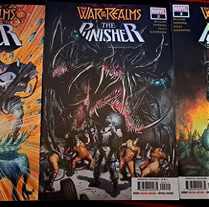 COMPLETE SERIES War of the Realms: the Punisher #1-3 MARVEL COMICS