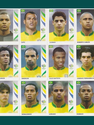 Σετ αυτοκόλλητων Panini Παγκόσμιο Κύπελλο 2006 Βραζιλία