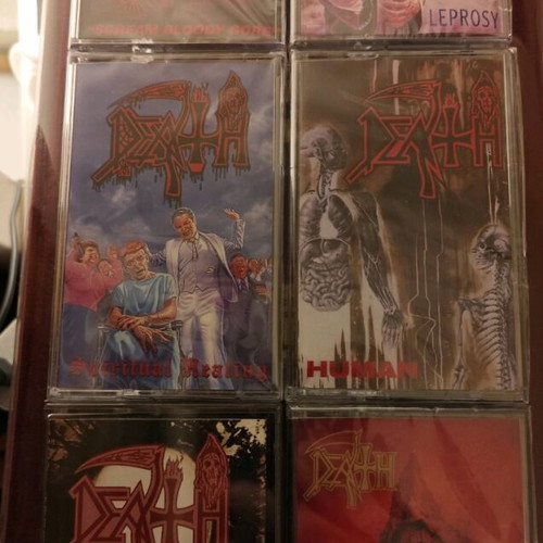 Κασσέτες Death metal καινούργιες, σπάνιες εκδόσεις Relapse και RC Records