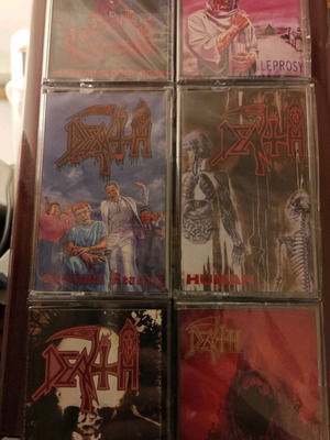 Κασσέτες Death metal καινούργιες, σπάνιες εκδόσεις Relapse και RC Records