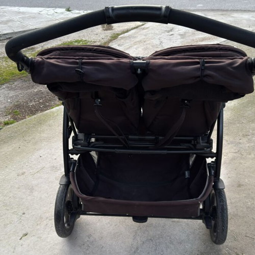 Peg Perego Book for Two twin stroller used, large with storage