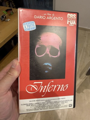 Inferno Italian VHS like new, thriller horror