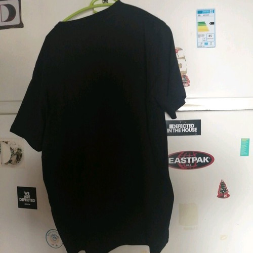 Benetton men's t-shirt new size XL black and gray