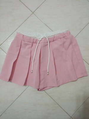 Σορτσάκι-φούστα tennis skirt ροζ καινούργιο, μέγεθος M-L
