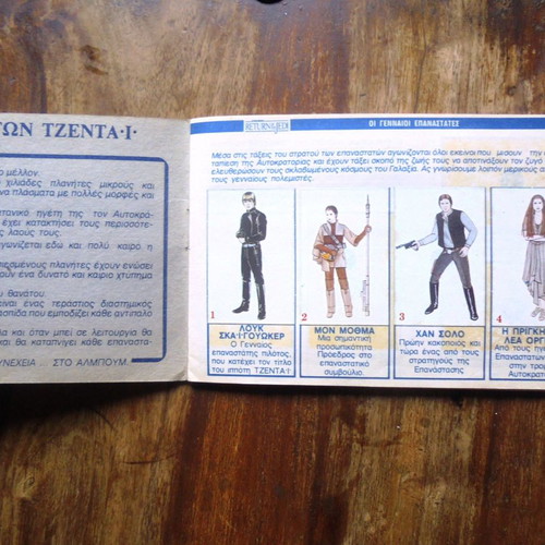 Star Wars The Return of the Jedi sticker album used 1984