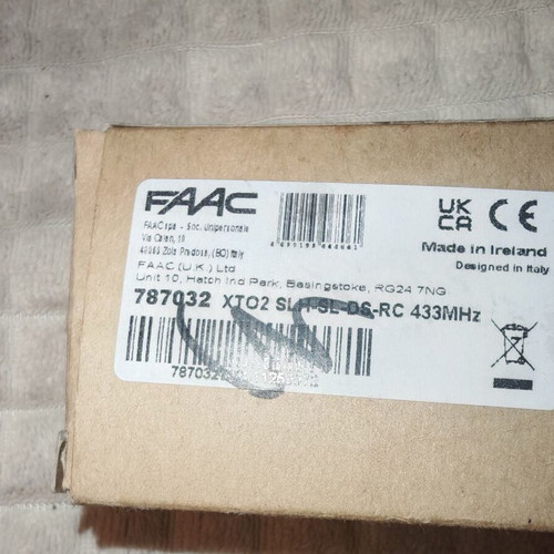 Αυθεντικό τηλεχειριστήριο Faac XTO2 SLH SL DS RC 433 MHz καινούργιο