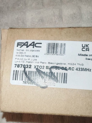 Αυθεντικό τηλεχειριστήριο Faac XTO2 SLH SL DS RC 433 MHz καινούργιο