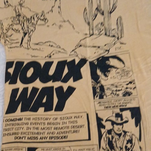 Sisley kids t-shirt used for 13-14 years with comic design