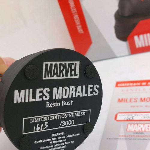 Marvel Miles Morales Spiderman Resin Bust 7 Inch New