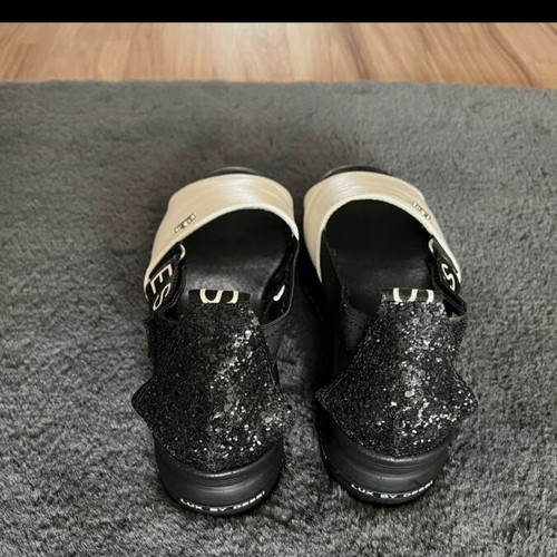 Leather platform sandals like new, size 39