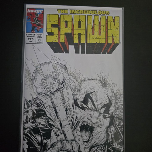 Spawn #226 Sketch B&W Variant Comic new, 1st print by Todd McFarlane