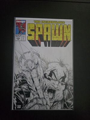 Spawn #226 Sketch B&W Variant Comic new, 1st print by Todd McFarlane