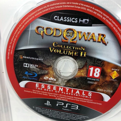 God of War Collection Volume 2 PS3 used