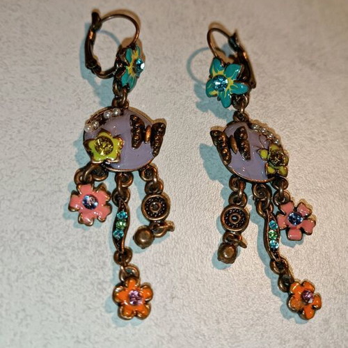 Earrings like new multicolored