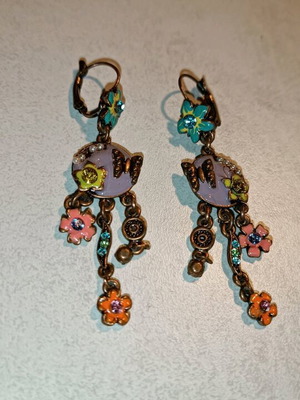 Earrings like new multicolored