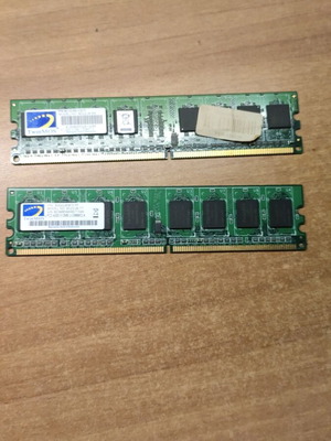 TwinMOS Pc2-4200 512mb used computer memory, 2 pieces