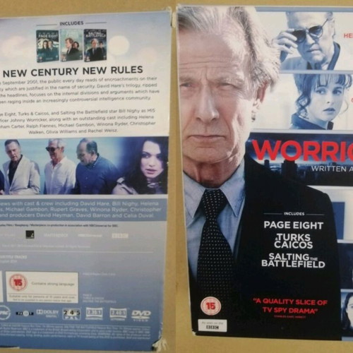Worricker Trilogy DVD new, no Greek subtitles