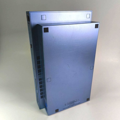 Sony PlayStation 2 Aqua Blue SCPH-50004 PAL console used, collectible edition