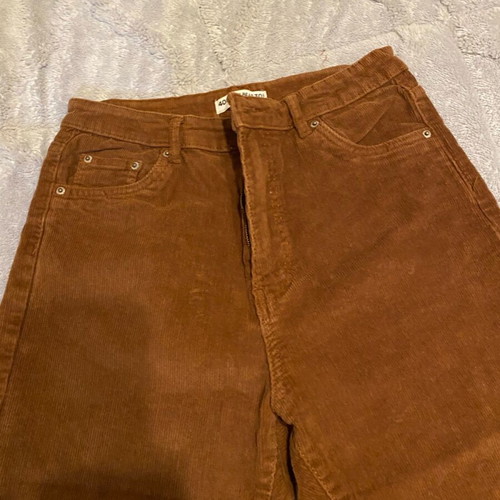 Pull & Bear corduroy pants like new, brown, size M