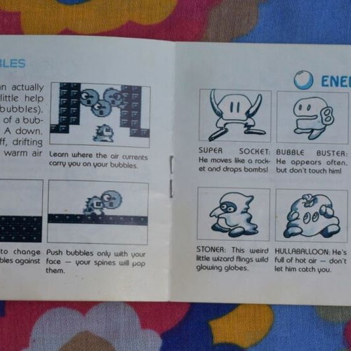 Bubble Bobble Game Boy used with manual, English