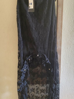 Strapless φόρεμα one size μαύρο δαντέλα καινούργιο από Fia
