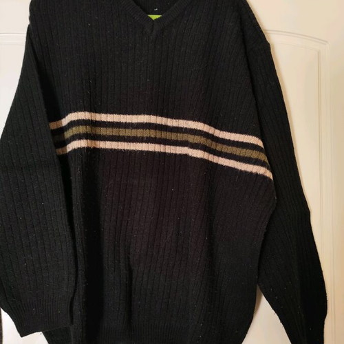 Men's blouse used, size L, black