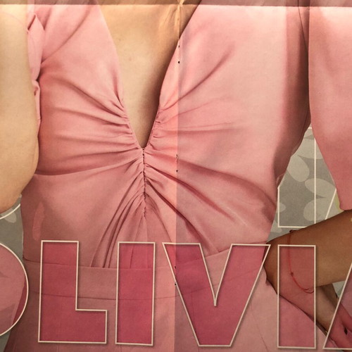 Olivia giant poster from j-14 magazine new, 4-page