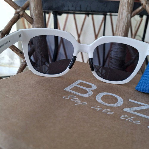 Adidas sunglasses used, black matte with blue mirror lens