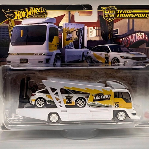 Hot Wheels 2026 Team Transport Legends Tour set - '24 Honda Civic Type-R & VW Corrado VR6