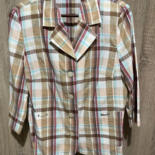 Vintage checked shirt, long sleeve, multicolor