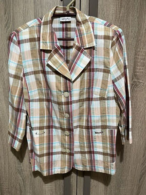 Vintage checked shirt, long sleeve, multicolor