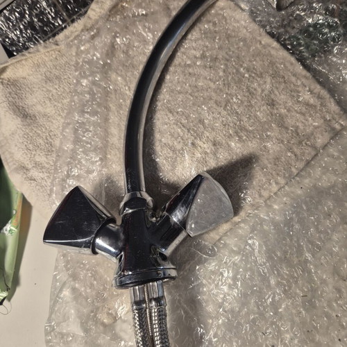 Fiore Kitchen Faucet used, authentic Italian design with triangular handles