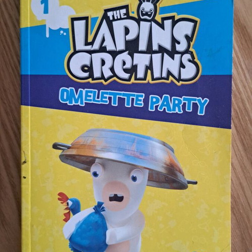 The Lapin Crétins 4 books like new, French