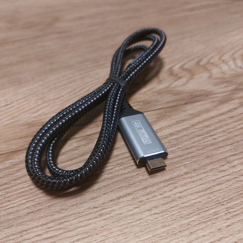 ZeroneTeck USB-C to Mini HDMI Cable 4K UHD Premium New