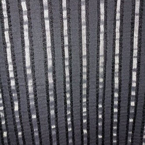 Mississippi men's shirt Large black with silver stripes