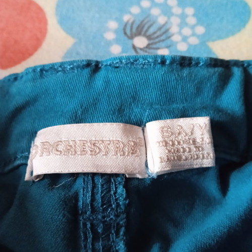 Children's clothing set used, pants, jacket and hat Orchestra