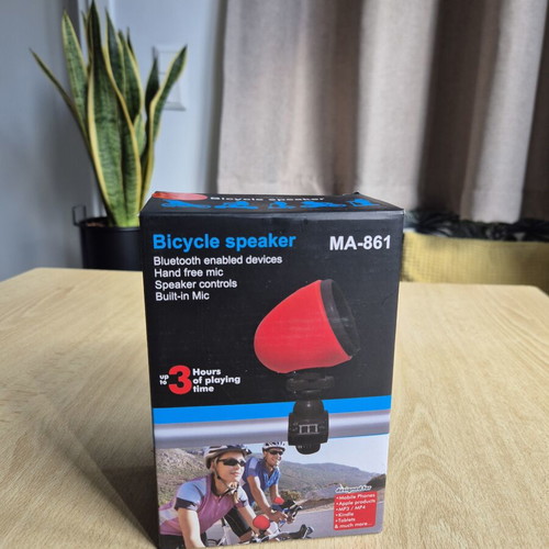 Bicycle speaker MA-861 new with handlebar mount and built-in mic