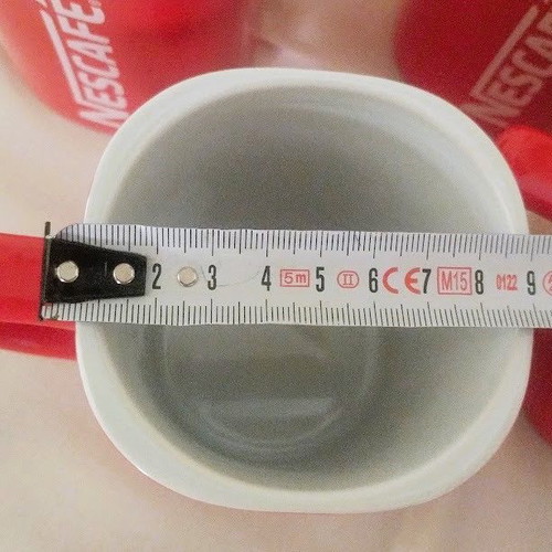 Nescafé Red Mug set of 4 ceramic coffee cups